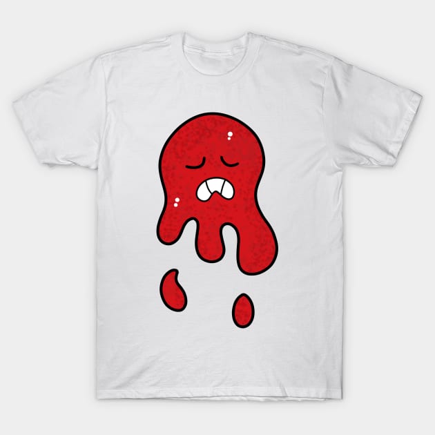 Red ice cream T-Shirt by Rob Sho